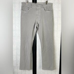 Faherty Men's Light Gray Straight Jeans